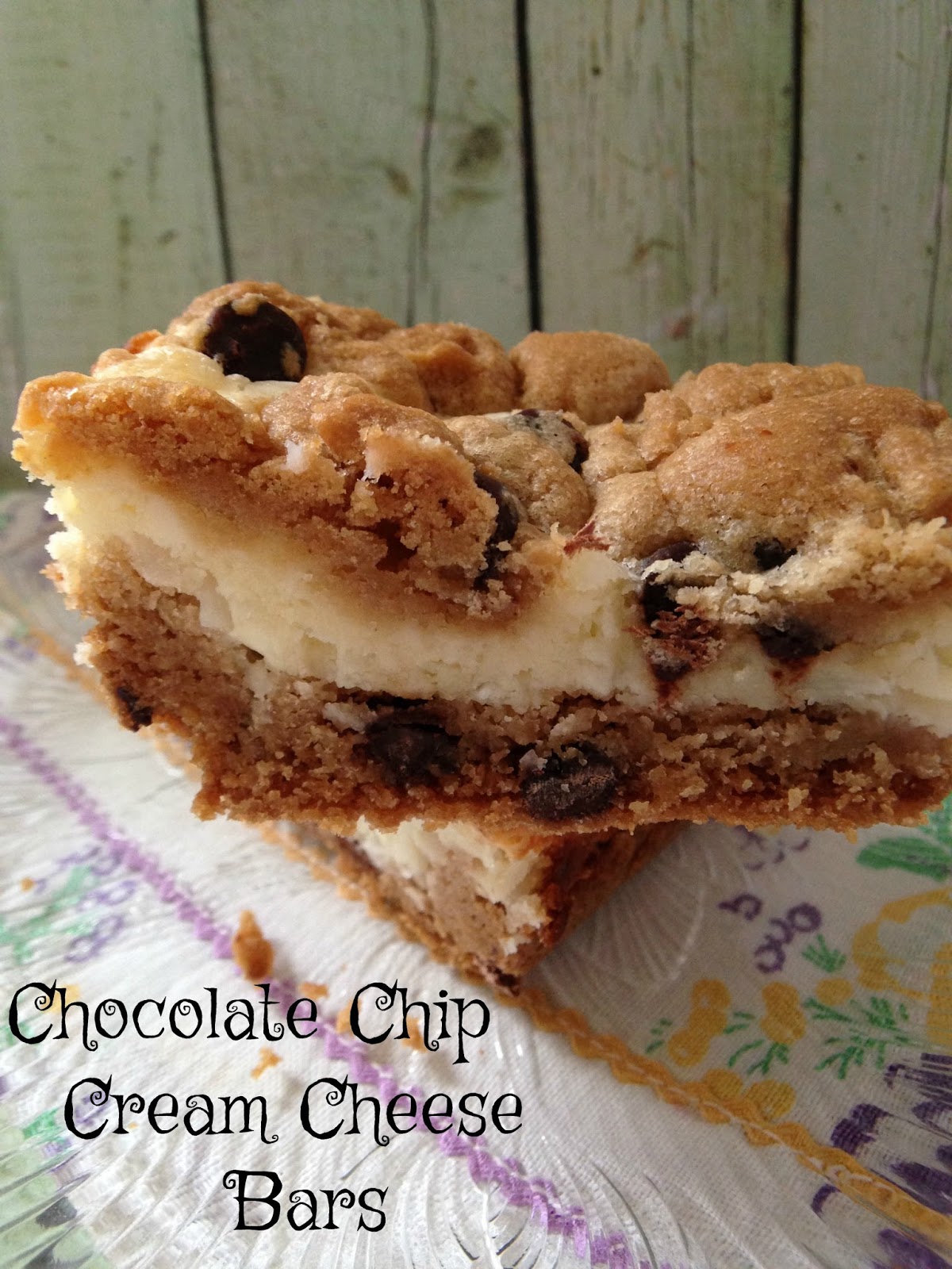 Chocolate Chip Cream Cheese Bars Turnips 2 Tangerines Bloglovin’